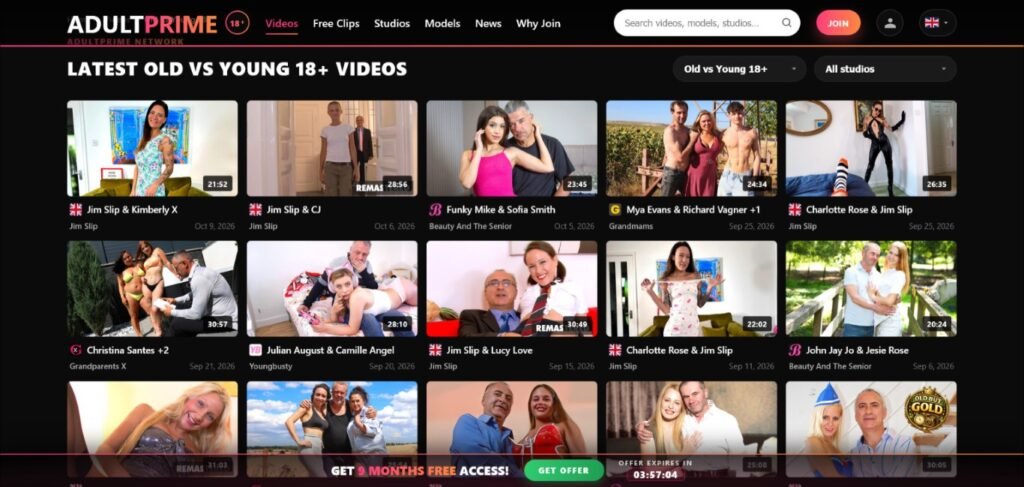 Best Premium Adult Network Website For Intergenerational Age Gap Porn Screenshot